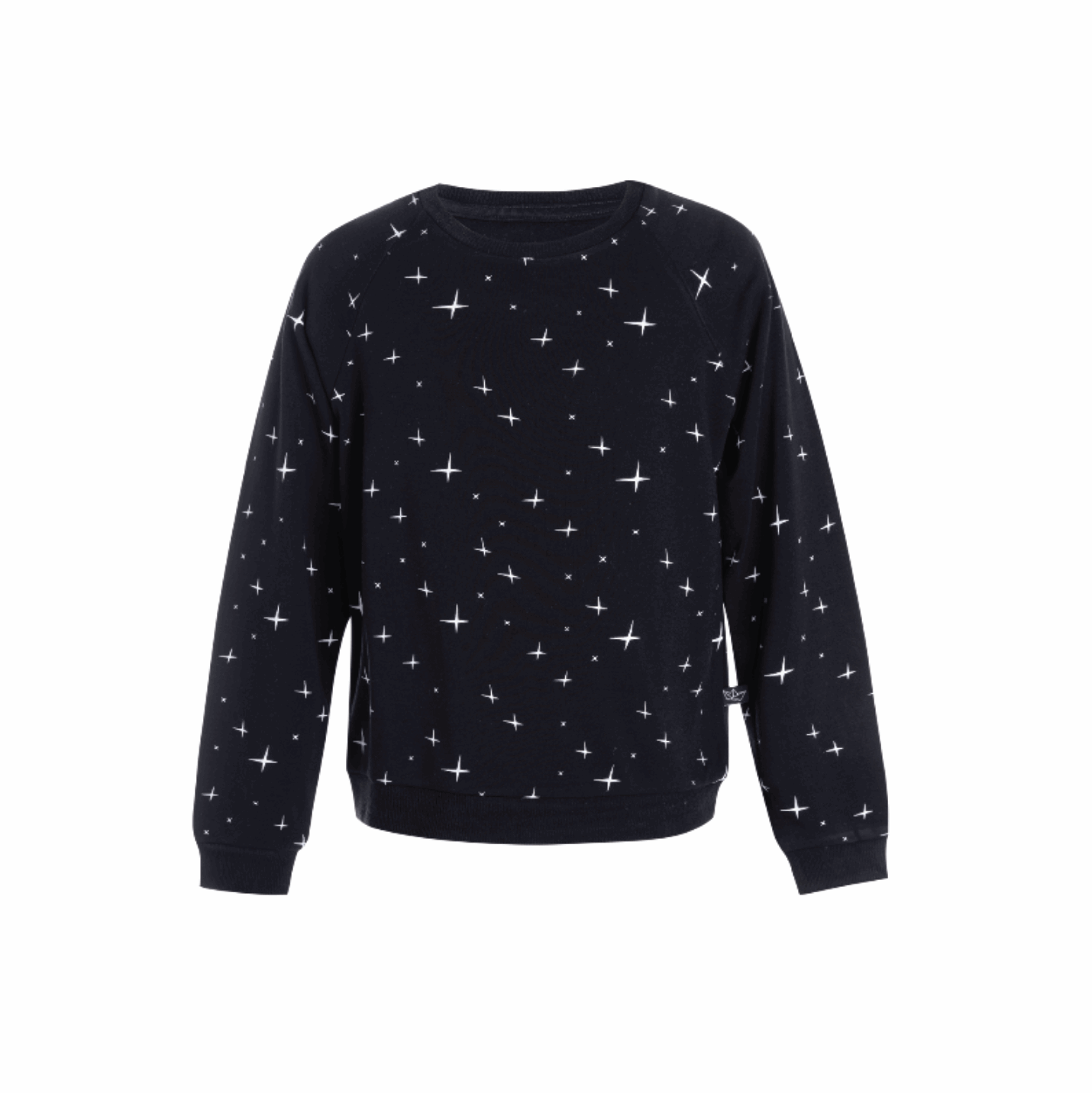 Bamboo Black Stars Sweatshirt - Baby/Kids - Peregrine Kidswear - Baby & Toddler Outfits - 6-12m