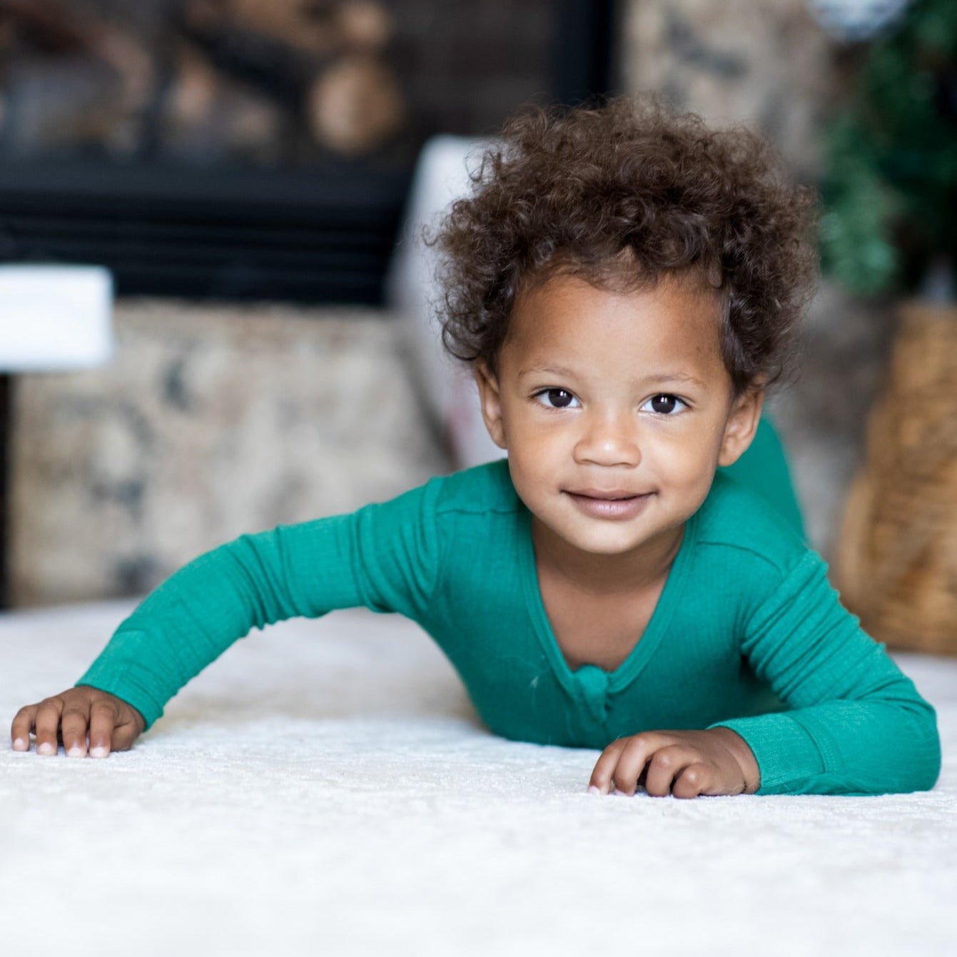 Billiard Rib Knit Infant Bamboo Footed Sleeper - Peregrine Kidswear - Footed Sleepers - 0-3M