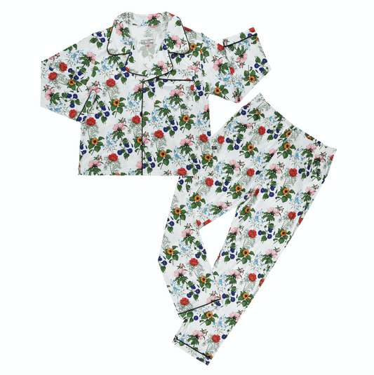 Garden Floral Women's Bamboo Pajamas - Peregrine Kidswear - Small