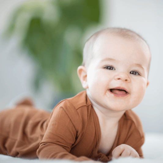 Ginger Infant Bamboo Footed Sleeper - Peregrine Kidswear - Footed Sleepers - 0-3M