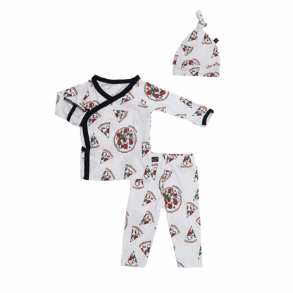 Hipster Pizza Bamboo Take Me Home Set - Peregrine Kidswear - Take Me Home Set - NEWBORN
