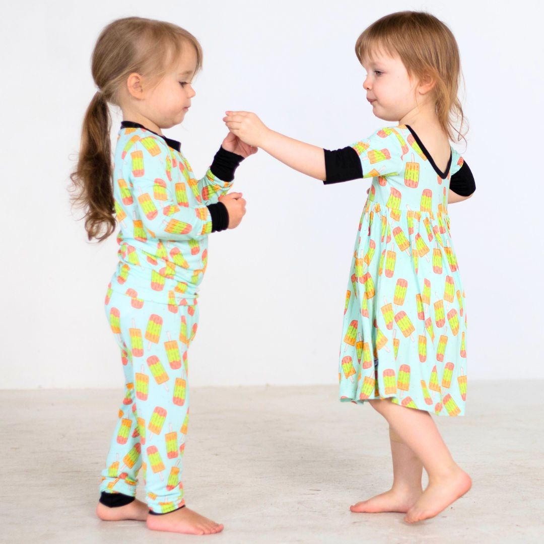 Popsicles Children's Bamboo Twirl Dress - Peregrine Kidswear - Dresses - 2T