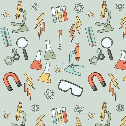 Science Lab Bamboo Footed Sleeper - Peregrine Kidswear - Footed Sleepers - 0-3M