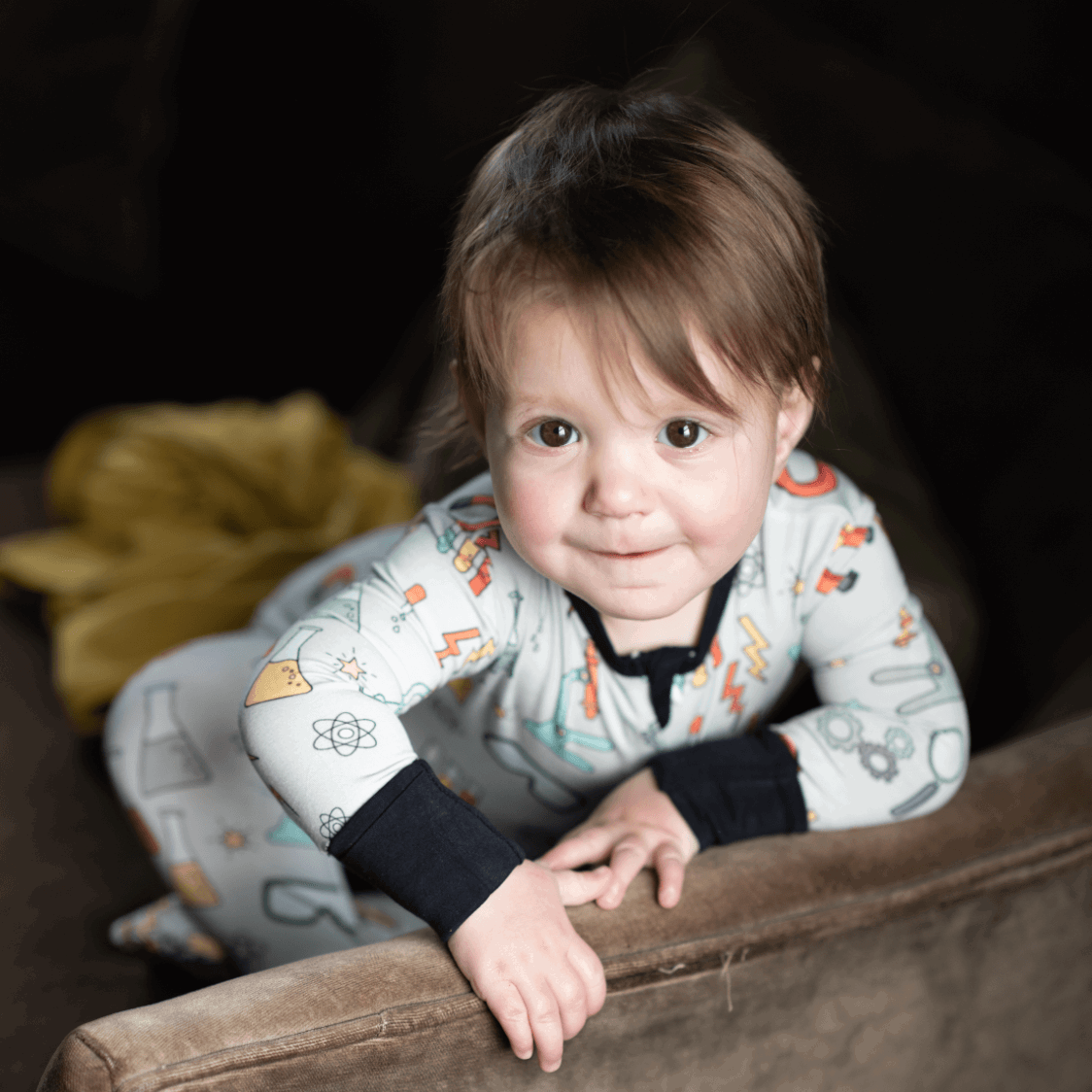 Science Lab Bamboo Footed Sleeper - Peregrine Kidswear - Footed Sleepers - 0-3M