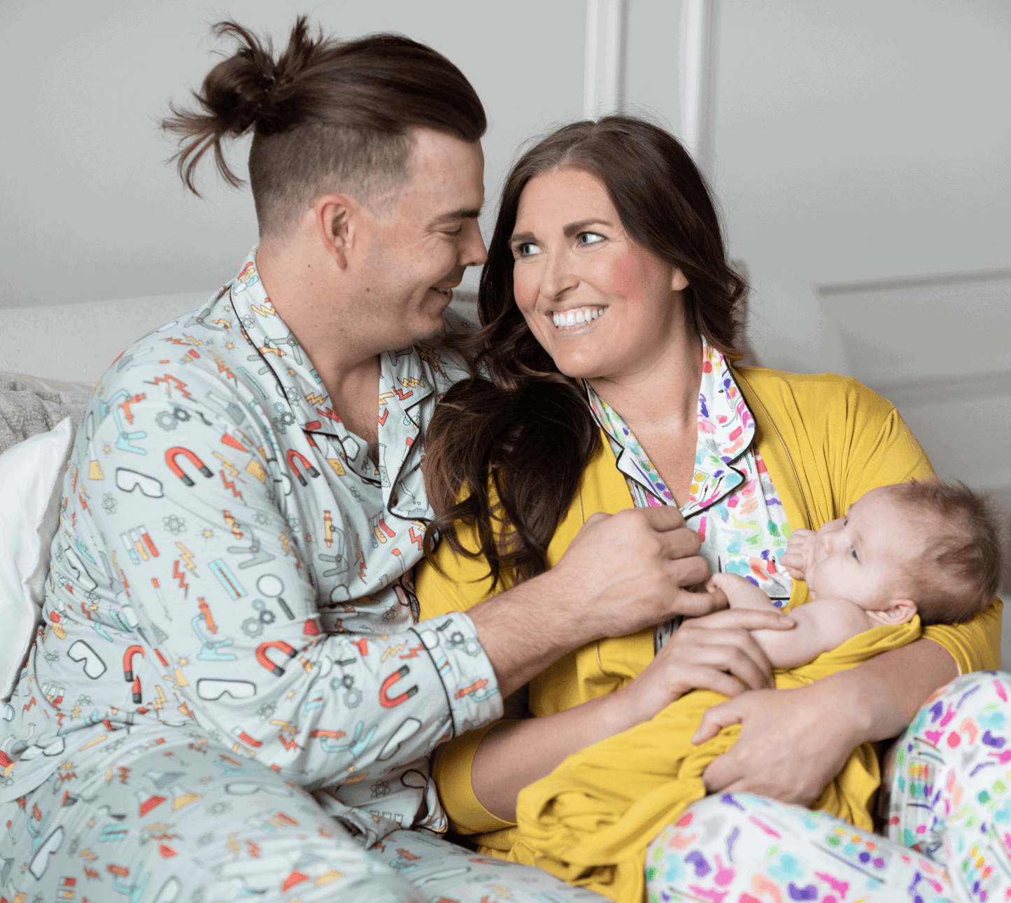 Science Lab Men's Bamboo Pajamas - Peregrine Kidswear - Small