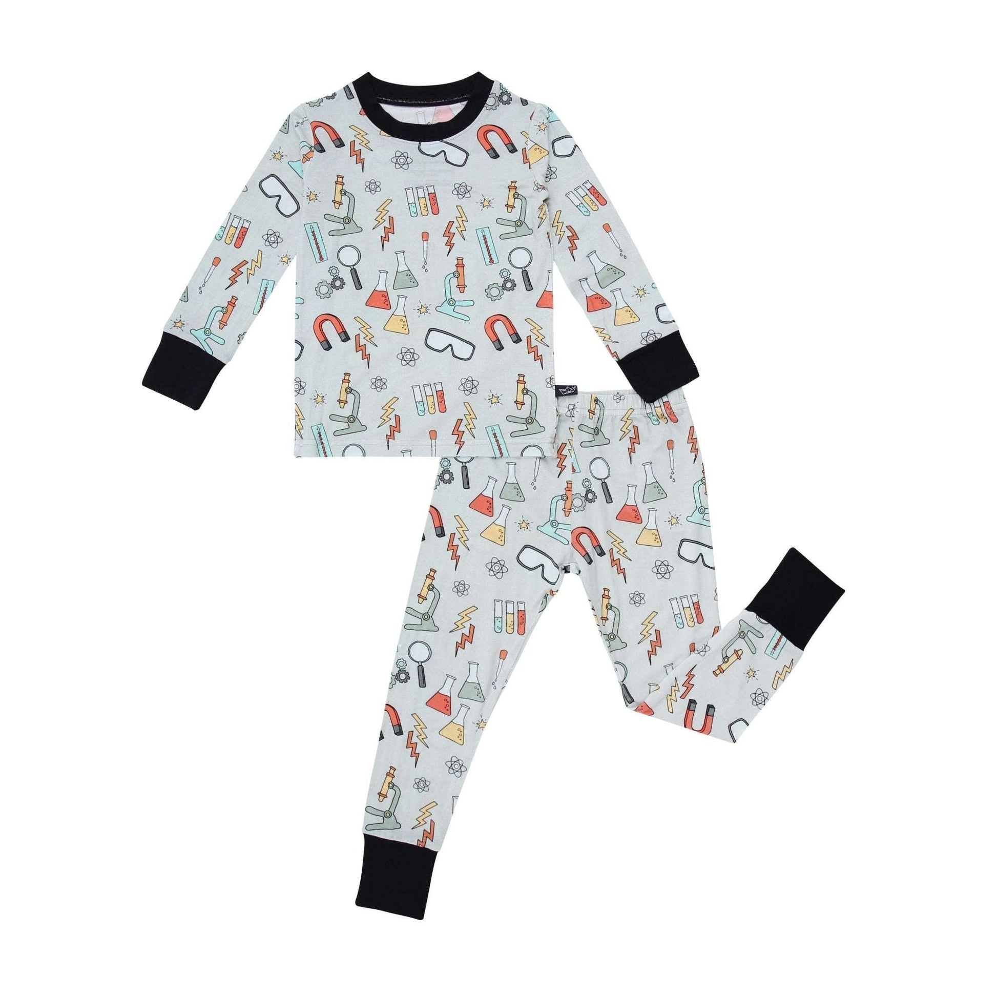 Science Lab Two-Piece Bamboo Pajamas - Peregrine Kidswear - 2 Piece Pajamas - 12-18M