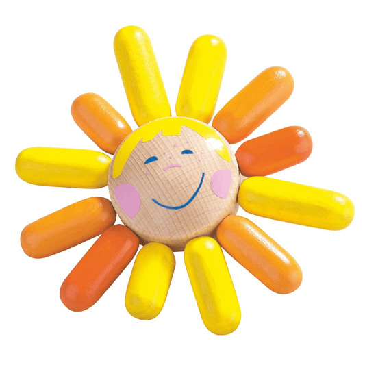 Wooden Clutching Toy Sun - Peregrine Kidswear - -